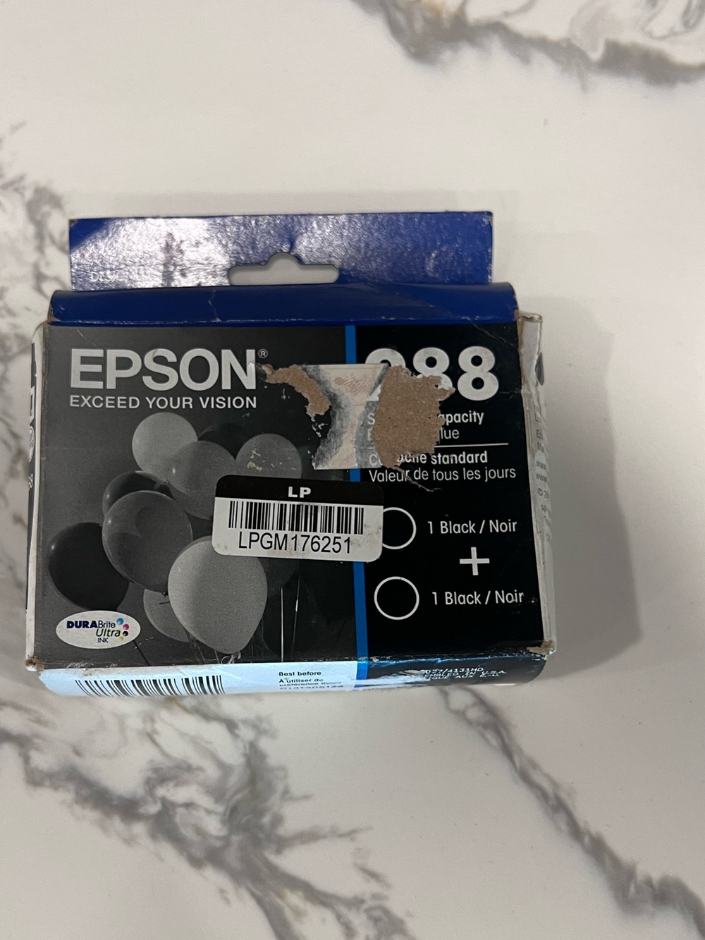 Epson 288 Black Ink 2-Pack Standard Capacity Genuine Sealed 01/2027